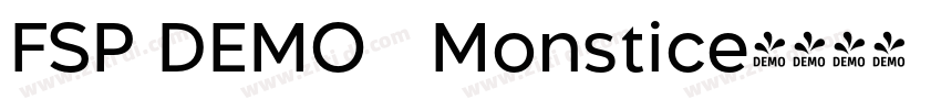 FSP DEMO   Monstice字体转换